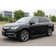 Бокові пороги Tayga Black (2 шт., Алюміній) для Acura MDX 2013-2020 рр Бокові пороги Tayga Black (2 шт., Алюміній) для Acura MDX 2013-2020 рр