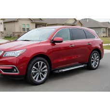 Бокові пороги Line (2 шт., Алюміній) для Acura MDX 2013-2020 рр