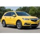 Бокові пороги Vision New Black (2 шт., Алюміній) для Acura MDX 2013-2020 рр