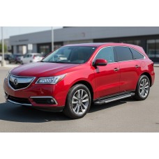Бокові пороги RedLine V1 (2 шт., Алюміній) для Acura MDX 2013-2020 рр
