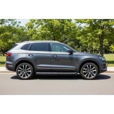 Бокові пороги Bosphorus Black (2 шт., Алюміній) для Acura MDX 2013-2020 рр