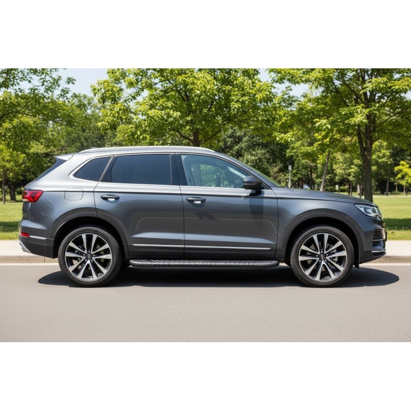 Бокові пороги Bosphorus Black (2 шт., Алюміній) для Acura MDX 2013-2020 рр