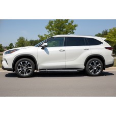 Бокові пороги Bosphorus Grey (2 шт., Алюміній) для Acura MDX 2013-2020 рр