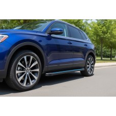 Бокові пороги Maya Blue (2 шт., Алюміній) для Acura MDX 2013-2020 рр