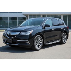 Бокові пороги Duru (2 шт., Алюміній) для Acura MDX 2013-2020 рр