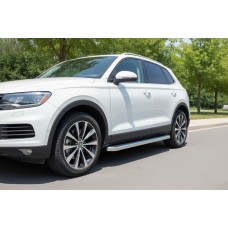 Бокові пороги Maydos V2 (2 шт., Алюміній -2025 нерж) для Acura MDX 2013-2020 рр
