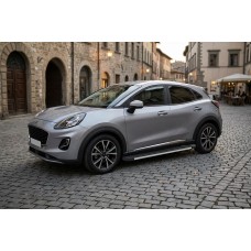 Боковые Подножки Maya V1 (2 шт., Алюминий) для Ford Puma 2019- гг