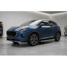 Боковые Подножки BlackLine (2 шт., Алюминий) для Ford Puma 2019- гг