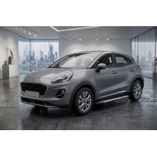 Боковые Подножки Line (2 шт., Алюминий) для Ford Puma 2019- гг
