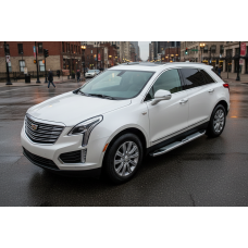 Боковые Подножки Mevsim Grey (2 шт., Алюминий) для Cadillac XT5 2016- гг