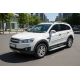 Бокові пороги Mevsim Grey (2 шт., Алюміній) для Chevrolet Captiva 2006-2019 рр