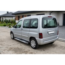 Бокові пороги Mevsim Grey (2 шт., Алюміній) для Citroen Berlingo 1996-2008 рр