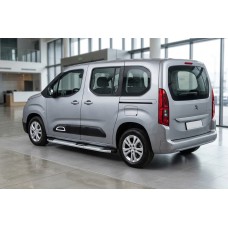 Бокові пороги Mevsim Grey (2 шт., Алюміній) Коротка база для Citroen Berlingo/Multispace 2018- рр