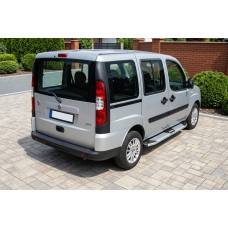 Боковые Подножки Mevsim Grey (2 шт., Алюминий) Только для стандартной базы для Fiat Doblo I 2005-2010 гг
