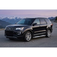 Боковые Подножки Mevsim Grey (2 шт., Алюминий) для Ford Explorer 2011-2019 гг