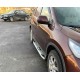 Бокові пороги Mevsim Grey (2 шт., Алюміній) для Honda CRV 2012-2016 рр