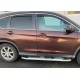 Бокові пороги Mevsim Grey (2 шт., Алюміній) для Honda CRV 2012-2016 рр