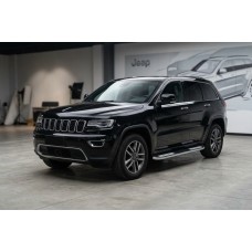 Бокові пороги Mevsim Grey (2 шт., Алюміній) для Jeep Grand Cherokee WK2 2010-2021 рр