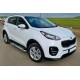 Боковые Подножки Mevsim Grey (2 шт., Алюминий) для Kia Sportage 2015-2021 гг