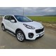 Бокові пороги Mevsim Grey (2 шт., Алюміній) для Kia Sportage 2015-2021 рр