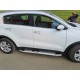 Бокові пороги Mevsim Grey (2 шт., Алюміній) для Kia Sportage 2015-2021 рр