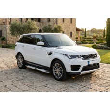 Бокові пороги Mevsim Grey (2 шт., Алюміній) для Range Rover Sport 2014-2022 рр