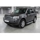 Боковые Подножки Mevsim Grey (2 шт., Алюминий) для Land Rover Freelander II 2006–2014 гг