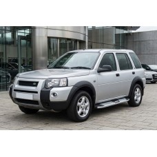 Боковые Подножки Mevsim Grey (2 шт., Алюминий) для Land Rover Freelander I 1997-2006 гг
