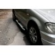 Боковые Подножки Mevsim Grey (2 шт., Алюминий) для Mercedes ML W163 1997-2005 гг