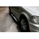Боковые Подножки Mevsim Grey (2 шт., Алюминий) для Mercedes ML W163 1997-2005 гг