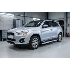 Боковые Подножки Mevsim Grey (2 шт., Алюминий) для Mitsubishi ASX 2010-2023 гг