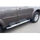 Боковые Подножки Mevsim Grey (2 шт., Алюминий) для Mitsubishi Pajero Sport 2008-2015 гг