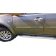 Боковые пороги Mevsim Grey (2 шт., алюминий) для Mitsubishi Pajero Sport 2008-2015 гг