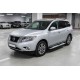 Боковые Подножки Mevsim Grey (2 шт., Алюминий) для Nissan Pathfinder R52 2012-2021 гг