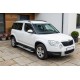 Боковые Подножки Mevsim Grey (2 шт., Алюминий) для Skoda Yeti 2009-2017 гг