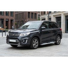 Бокові пороги Mevsim Grey (2 шт., Алюміній) для Suzuki Vitara 2015- рр