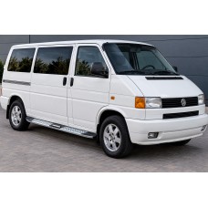 Бокові пороги Mevsim Grey (2 шт., Алюміній) коротка база для Volkswagen T4 Transporter 1990-2003 рр