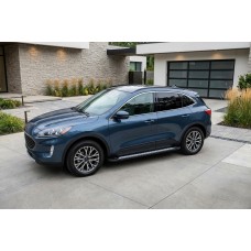 Бокові пороги Vision New Black (2 шт., Алюміній) для Ford Kuga/Escape 2019- рр