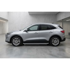 Бокові пороги Tayga Grey (2 шт., Алюміній) для Ford Kuga/Escape 2019- рр
