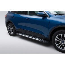 Бокові пороги Sunrise (2 шт., Алюміній) для Ford Kuga/Escape 2019- рр