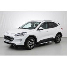 Бокові пороги Line (2 шт., Алюміній) для Ford Kuga/Escape 2019- рр
