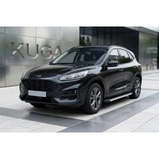Бокові пороги Maya V1 (2 шт., Алюміній) для Ford Kuga/Escape 2019- рр