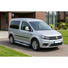 Бокові пороги Mevsim Grey (2 шт., Алюміній) стандартна база для Volkswagen Caddy 2015-2020 рр