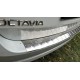 Накладка на задній бампер Carmos (SW, нерж) для Skoda Octavia IV A8 2020- рр