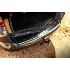 Накладка на задній бампер Carmos (SW, нерж) для Renault Megane IV 2016-2025 рр