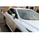 Ветровики с хромированным молдингом LONG (4 шт, HIC) для Lexus RX 2016-2022 гг
