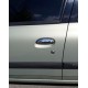 Накладки на ручки (нерж.) 4 шт, Carmos - Турецька сталь для Renault Symbol 1999-2008 рр
