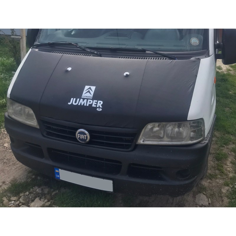 Чохол капота (напис Jumper) 2002-2006 для Peugeot Boxer рр