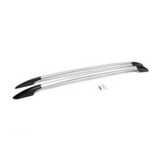 Рейлінги OmsaLine Solid (2 шт, сірі) для Ford Kuga/Escape 2013-2019 рр