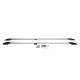 Рейлінги OmsaLine Solid (2 шт, сірі) довга база для Ford Custom 2013-2022 рр